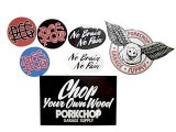 PORKCHOP GARAGE SUPPLY ポークチョップ ガレージ サプライ　WING PORK STICKER SET ウィング ポーク　ステッカー 7枚セット