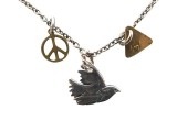 Sunku サンク　Bird Necklace　バード ネックレス　シルバー　鳥
