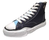 Nigel Cabourn ナイジェル・ケーボン × Marson MIHARA YASUHIRO メゾン ミハラヤスヒロ　SNEAKER コラボスニーカー　1-204 NAVY　ハイカット スニーカ