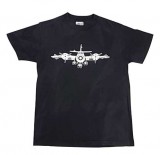 HARLEY DAVIDSON ハーレーダビッドソン　飛行機　Tシャツ　ONEITA color:Black size:M Made in USA　【Vintage ヴィンテージ】【中古】【店舗試着不