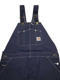90's　Deadstock　Carhartt カーハート BIB OVERALL オーバーオール  42×34　DENIM デッドストック【Vintage ヴィンテージ】【中古】|BOTTOMS　ボ