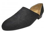 【SALE 20%OFF】 HARUTA ハルタ　S850 FLORAL EMBOSSING　スポックシューズ　BLACK ブラック
