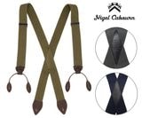Nigel Cabourn ʥ롦ܥUS ARMY SUSPENDER USߡ ڥ3(OLIVE/NAVY/CHARCOAL)