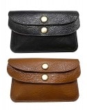 GLAD HAND グラッドハンド　DOUBLE FLAP COIN CASE　ダブル フラップ コインケース　2色（BLACK/CAMEL）