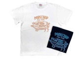 PORKCHOP GARAGE SUPPLY ポークチョップ ガレージサプライ　PORK FRONT S/S TEE　ポークフロント　Tシャツ 半袖　2色（WHITE/BLACK）
