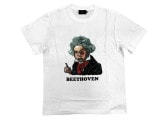 bend(s)　ベンズ　5.6oz S/S tee BV　BEETHOVEN ベートーベン　Tシャツ　WHITE ホワイト|bend(s)　ベンズ