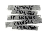 PORKCHOP GARAGE SUPPLY ݡå 졼ץ饤NOTHING CHANGES STICKER ʥå  ƥå