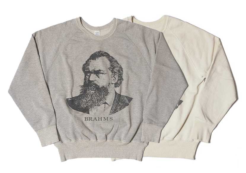 超希少 60s ブラームス ビンテージ スウェット 作曲家 肖像画 M 超希少