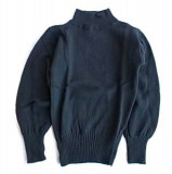 【DEAD STOCK】US NAVY GOB SWEATER　ゴブ セーター　BLACK size:XS/S　Made in USA LADYS 【デッドストック】