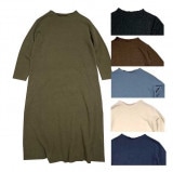 Good on グッドオン　CUT OFF FLEECE OP　カットオフ　フリース　ワンピース　6色（オリーブ/スモーキーブルー/アイボリー/ディープラグーン/ブラック/ブラウン）