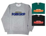 PORKCHOP GARAGE SUPPLY ݡå 졼ץ饤2nd BLOCK SWEAT ֥å åȡ3GRAY/BLACK/GREENˡĹµ