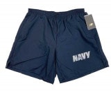 【DEAD STOCK】NEW BALANCE ニューバランス　WOVEN SHORT PANTS　NY107　ウーブンショートパンツ　US ARMY トレーニングパンツ　NAVY ネイビー　Made