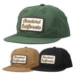STANDARD CALIFORNIA スタンダードカリフォルニア SD Logo Patch 60/40 Cloth Cap　ロゴ パッチ キャップ　3色（GREEN/BLACK/BEIGE）
