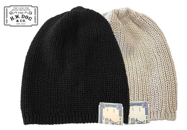 THE H.W.DOG & co. ドッグ SKNIT CAP 22SS サマー ニット