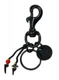 Sunku サンク　39Plate Keyholder サンク プレート キーホルダー　Black ブラック　ターコイズ　アンティークビーズ　ブラス