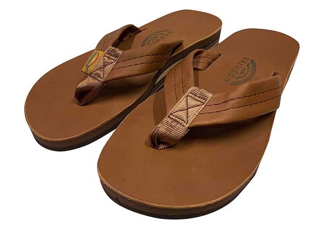 RAINBOW SANDALS レインボーサンダル CLASSIC LATHER SANDAL #302 TAN 