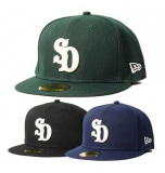 STANDARD CALIFORNIA スタンダードカリフォルニア × NEW ERA ニューエラ　NEW ERA × SD 59Fifty Logo Cap　3色（Green/Black/Navy）