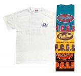 PORKCHOP �ݡ�������åס�PCGS BLOCK TEE���֥��å� T����ġ�4����WHITE/BLACK/TURQUOISE/GOLD�ˡ�22SS