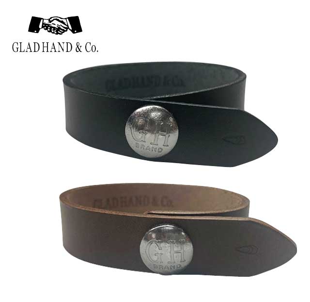 GLAD HAND グラッドハンド LEATHER BRACELET レザー ブレスレット 2色