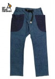 go slow caravan ゴースローキャラバン　 ネップデニム 脇ポケ イージーパンツ　INDIGO　DENIM