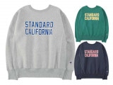 ��SALE 20%OFF��STANDARD CALIFORNIA ����������ɥ���ե���˥� �� CHAMPION �����ԥ���SD Reverse Weave Crew Sweat ��С����������� ���롼 �������åȡ�3��(GRAY/NAVY/GREEN)