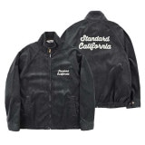 【SALE 20%OFF】STANDARD CALIFORNIA スタンダードカリフォルニア　SD Corduroy Harrington Jacket　コーデュロイ ハリントンジャケット BLACK