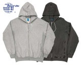 Good On グッドオン　ヘビー ジップ フード スウェット　 HEAVY ZIP HOOD SWEAT　2色（P-BLACK/H.GREY）2022FW