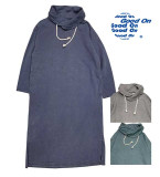 Good on グッドオン　ROLL NECK SWEAT MAXI ONE PIECE　ロールネック スウェット マキシ ワンピース ロング丈　3色（Pネイビー/Pグレー/Pスレート）