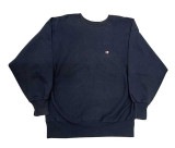 90's CHAMPION チャンピオン REVERSE WEAVE　NAVY リバースウィーブ　スウェット　タグ無し 【VINTAGE ヴィンテージ】【中古】【店舗試着不可】