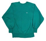 90's CHAMPION チャンピオン REVERSE WEAVE　GREEN 刺繍タグ size X-LARGE　リバースウィーブ　スウェット 【VINTAGE ヴィンテージ】【中古】