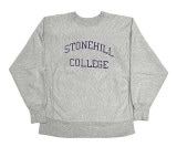 80's CHAMPION チャンピオン REVERSE WEAVE　HEATHER GREY size X-LARGE　STONEHILL COLLEGE　リバースウィーブ　スウェット 【VINTA