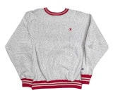 90's CHAMPION チャンピオン REVERSE WEAVE　RIB LINE HEATHER GREY×RED size不明　リバースウィーブ　スウェット 【VINTAGE ヴィンテージ】【
