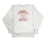 90's CHAMPION チャンピオン REVERSE WEAVE　多色 フロッキープリント　HEATHER GREY 刺繍タグ size X-LARGE　レアプリント　リバースウィーブ　スウェット