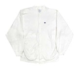 90's CHAMPION チャンピオン REVERSE WEAVE　WHITE　スナップカーディガン　刺繍タグ size X-LARGE　リバースウィーブ　スウェット 【VINTAGE ヴィンテージ
