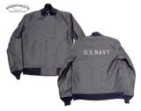 WAREHOUSE ウエアハウス　Lot 2182  N-1 WINTER JACKET 7HOOK FRONT NAVY BLUE  (NXss 16463)