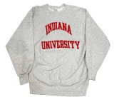 90's CHAMPION チャンピオン REVERSE WEAVE　染み込みプリント　INDIANA UNIVERSITY　HEATHER GRAY　刺繍タグ size XXX-LARGE　リバース