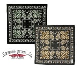 STEVENSON OVERALL CO.�����ƥ����֥󥽥� �����С������롡 Bandana BD��2����BLACK/CHARCOAL�˥Х���ʡ���100��