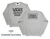 VANS �� STANDARD CALIFORNIA �Х󥺡ߥ���������ɥ���ե���˥���Logo Crew Sweat 20th Anniversary������ ���롼 �������åȡ��ȥ졼�ʡ���20��ǯ �����