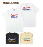 STANDARD CALIFORNIA スタンダードカリフォルニア　SD California Dreamin’ T Ｔシャツ 半袖 3色（WHITE/BLACK/BEIGE）