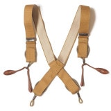 WAREHOUSE ウエアハウス　Lot 6045 MEN'S SPRING SUSPENDERS スプリング サスペンダー BEIGE ベージュ