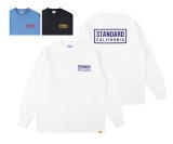 STANDARD CALIFORNIA スタンダードカリフォルニア　SD Heavyweight Box Logo Long Sleeve T　ボックスロゴ 長袖 Tシャツ