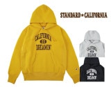 ��SALE 20%OFF��STANDARD CALIFORNIA ����������ɥ���ե���˥���Champion for SD Exclusive Reverse Weave Hood Sweat��3����Yellow/Black/Gray��