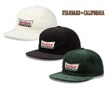 STANDARD CALIFORNIA ����������ɥ���ե���˥� SD Corduroy Logo Cap�������ǥ���� ����åס�3����WHITE/GREEN/BLACK��