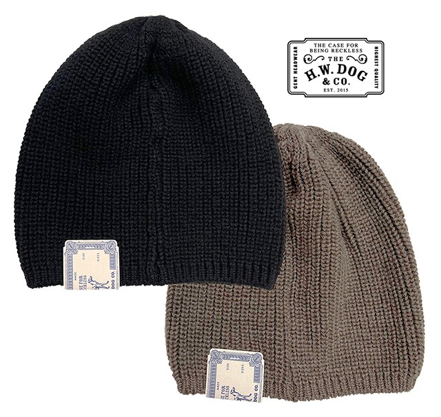 HW Dog Co. ブラックビーニー D-00815 HW Dog Co. ブラックビーニー D-00815
