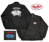PORKCHOP GARAGE SUPPLY ポークチョップ ガレージ サプライ　PORK BACK COACH JACKET ポーク バック コーチ ジャケット　アウター　2色(BLACK×WHIT