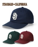 STANDARD CALIFORNIA ����������ɥ���ե���˥� SD Baseball Logo Cap���١����ܡ����������åס�3����Navy/Green/Burgundy��Made in Japan