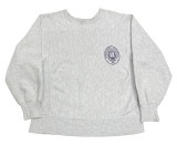 80's CHAMPION チャンピオン REVERSE WEAVE SWEAT　染み込みプリント 両面プリント　HEATHER GREY　size LARGE　トリコタグ　リバースウィーブ　スウェッ