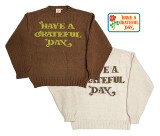 SALE 10%OFF HAVE A GRATEFUL DAY ϥ  쥤ȥե ǥKNIT CREW ˥å 롼WOOL100%롼ͥå2(CHESNUT/NATURAL)GOWEST2023ǯǥ