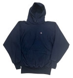 90's CHAMPION チャンピオン REVERSE WEAVE PARKA　NAVY ネイビー　size XX-LARGE　リバースウィーブ　パーカー【USED ユーズド】【中古】【店舗試着不可