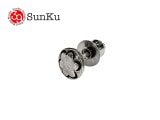 Sunku サンク　Concho Silver Pierce コンチョ シルバー ピアス　片耳用　SILVER925 シルバー　SK-196-CNC